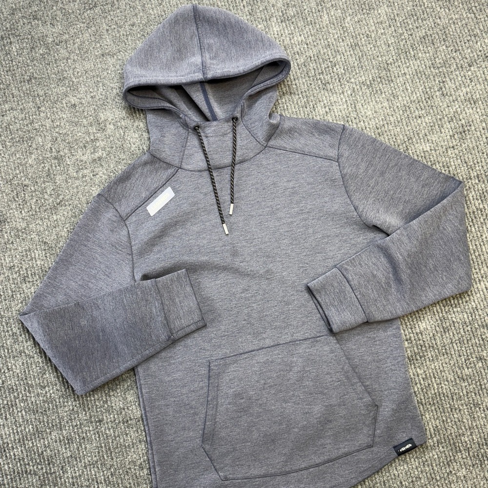 Legends Hawthorne Tech Hoodie Mens Small Light Blue Performance Sweatshirt Gym